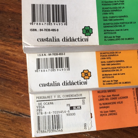 Spanish language literature books (set of 10) CATEDRA + castalia didactica - Picture 11 of 13